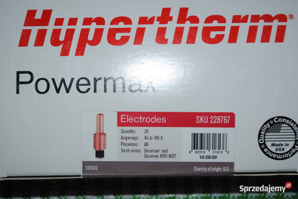 Powermax Hypertherm  elektroda 228767