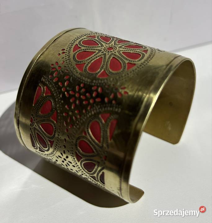 Bransoletka etniczna mosiądz