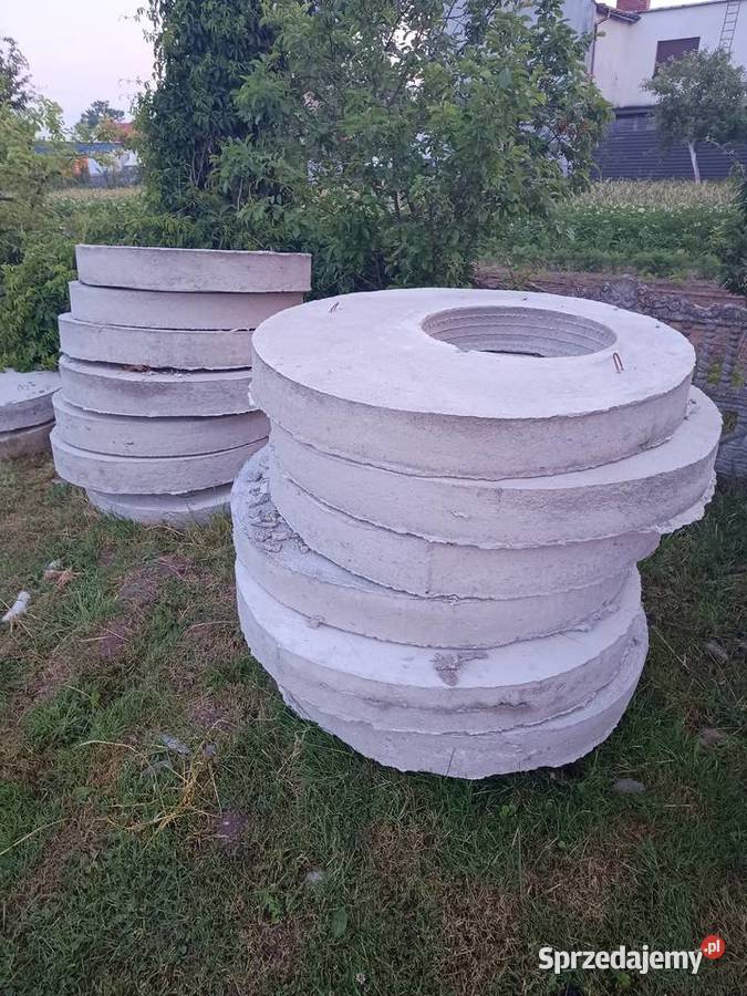 Kręgi i pokrywy betonowe 80x80 Kopanie Skrzydłowice