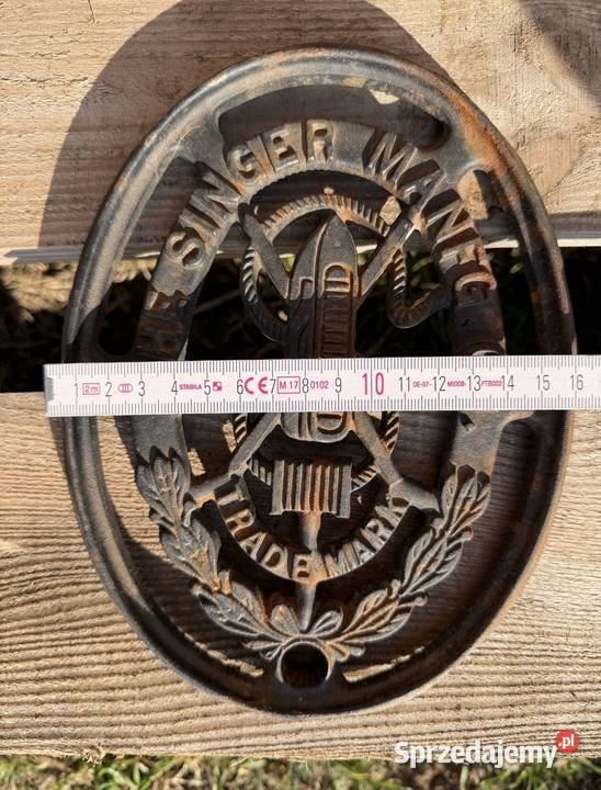 SINGER EMBLEMAT STARA MASZYNA DO SZYCIA Bielawa