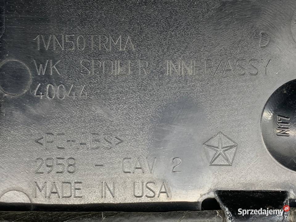 SPOILER JEEP GRAND CHEROKEE WK SUV 1VN50TRMA sprzedam