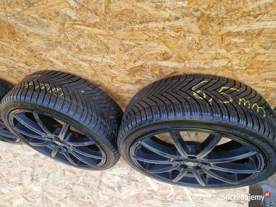 VW FELGI ALUMINIOWE ET39 571mm 5x100 7Jx18 OPONY Średnica 18" Samochodowe wielkopolskie Słowikowo