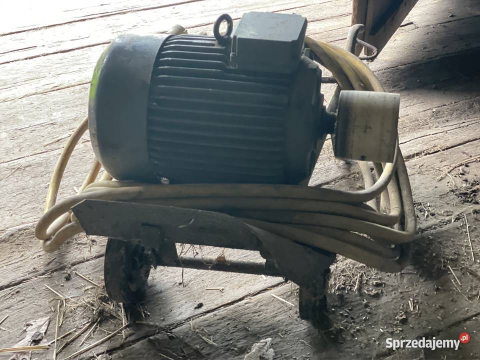 Silnik 11 kw 1460 obr Indukta Wózek Kabel 20m sprzedam