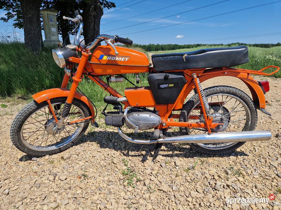 Romet ogar 200 silnik jawa 50 zamiana łódzkie Radziechowice Drugie