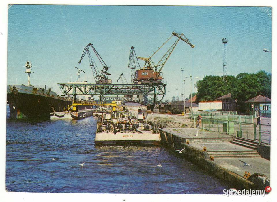 ŚWINOUJŚCIE NABRZEŻE PORTOWE POCZTÓWKA świętokrzyskie Krynki