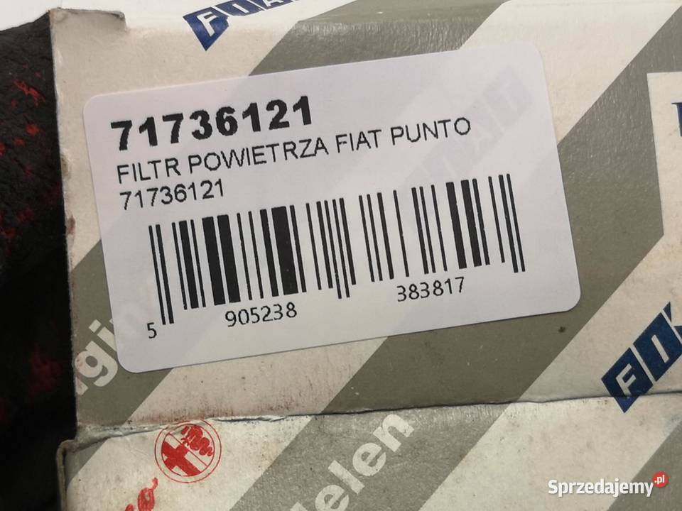 FILTR POWIETRZA FIAT PUNTO 19942000 NOWY lubelskie