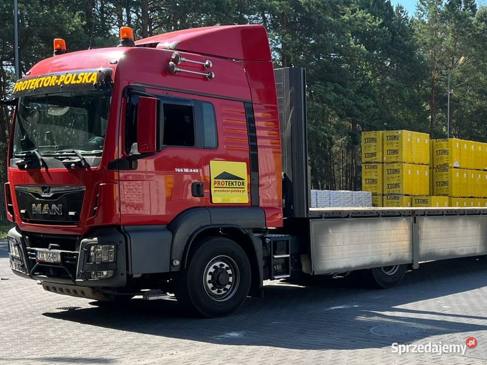 Transport ciężarówka samochód platforma burty Transport Damasławek
