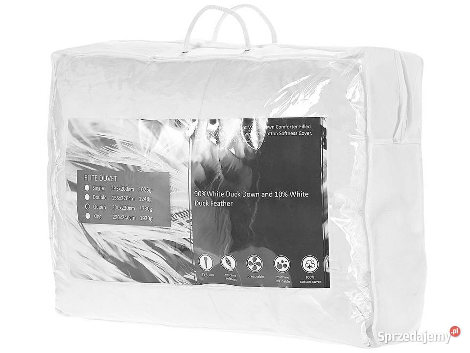 Kołdra ciepła Puch 200 x 220 dolnośląskie Świdnica