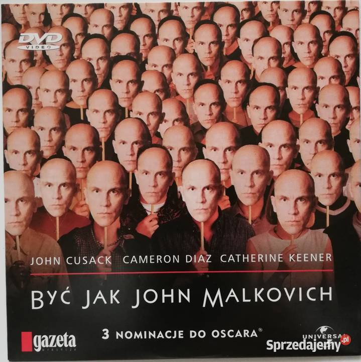 Być John Malkovich DVD John Cusack John