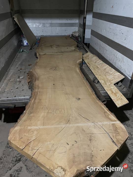 Monolith oak dąb suchy 89x102x200x7 stół blat Przysucha