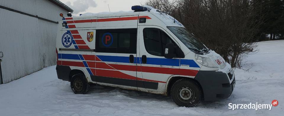 Ambulans karetka Peugeot Boxer 30 hdi salon PL 160KM Biskupiec