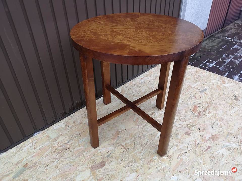 Stolik Ława Okrągły ARTDECO Antyk Stary Swarzędz