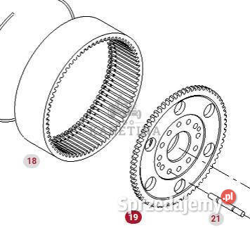 Fendt Vario 1038 1042 1046 1050 GEN 3 Koło Pozostałe