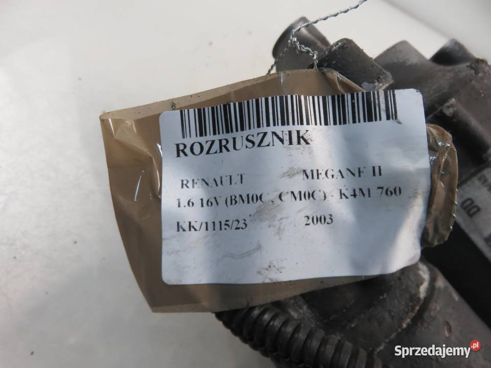 ROZRUSZNIK RENAULT MEGANE II 16 16V TS10E3 małopolskie