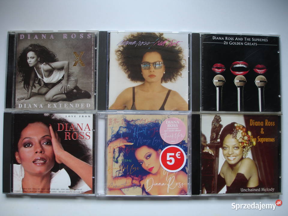 DIANA ROSS płyty CD lubuskie Zielona Góra