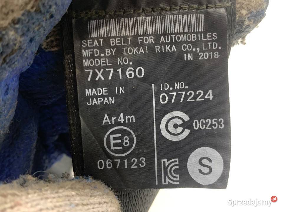 PAS BEZPIECZEŃSTWA PRAWY TYŁ LEXUS NX 7X7160 SUV Pasy bezpieczeństwa podkarpackie