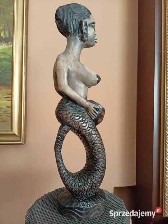 Rzeźba akt kobieta figura drewno