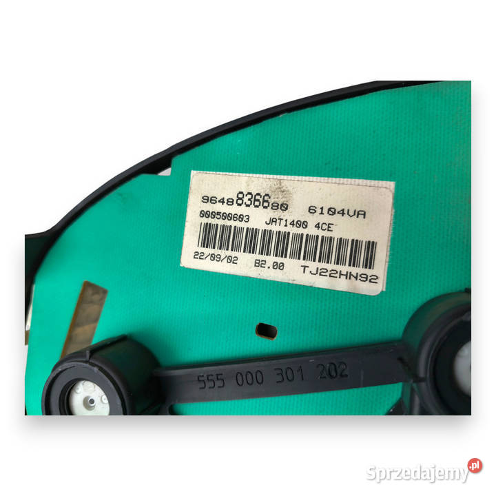 LICZNIK ZEGARY 9648836680 Peugeot 206 14 8V 16V Chełm