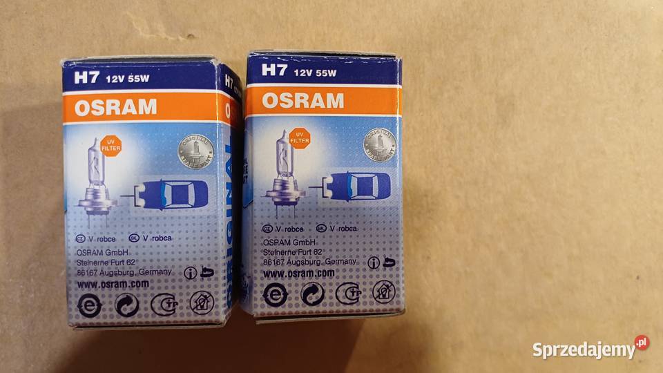 Zarówki samochodowe OSRAM H7 55 W Oświetlenie Warszawa