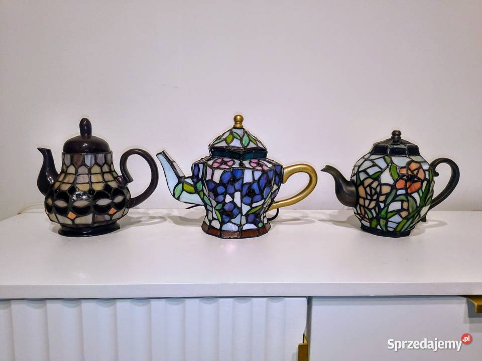 Tiffany lampa witrażowa stołowa nocna biurowa Zaręba sprzedam