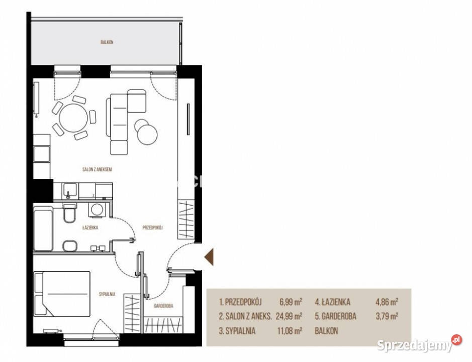 Mieszkanie 5171m2 2pokojowe Kraków Wadowicka Mieszkania