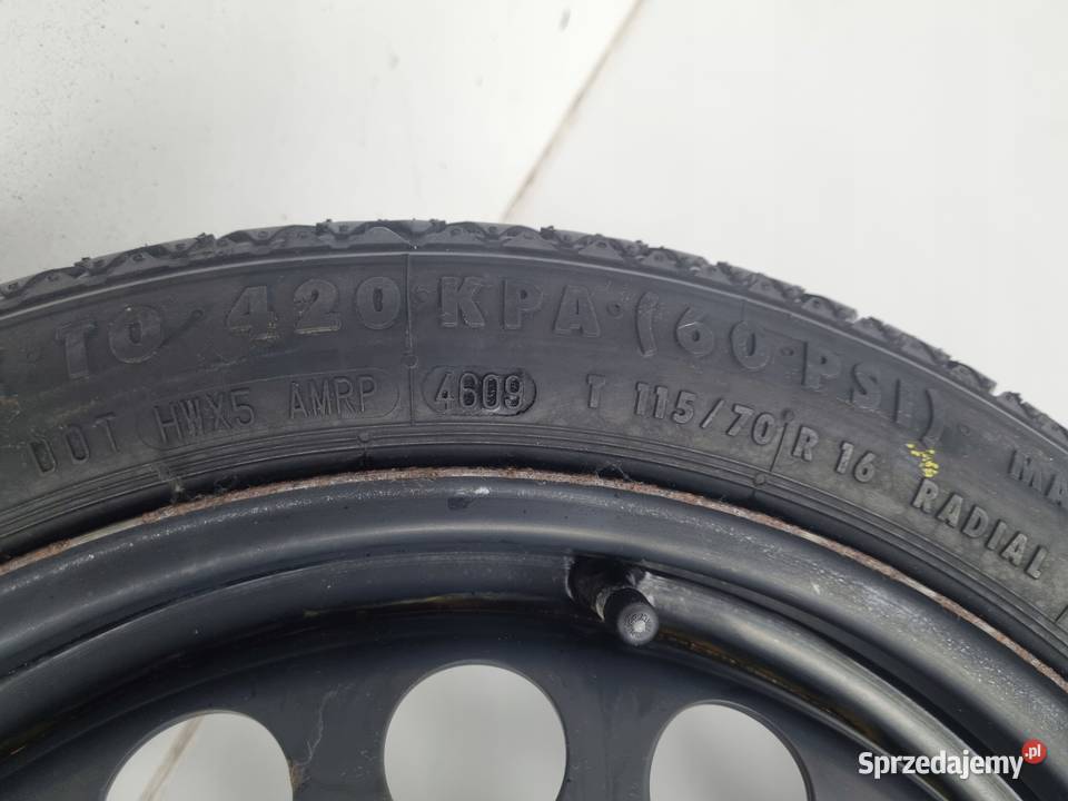 KOŁO ZAPASOWE DOJAZDOWE Opel Astra J Zafira C Chełm sprzedam