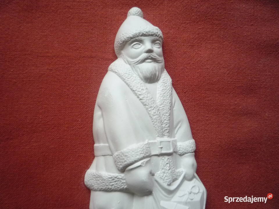 Figurki z gipsu do malowania Mikołaj Bałwanek Szczecin