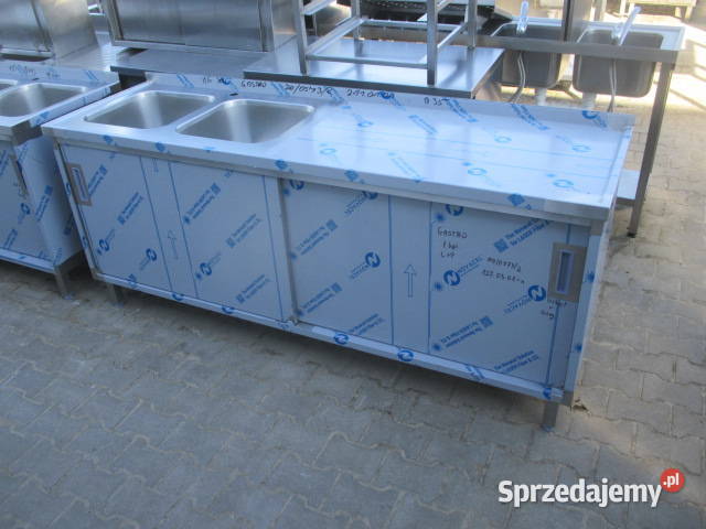 ZLEW 2 KOMOROWY Z BLATEM DRZWI SUWANE 2006085 sprzedam