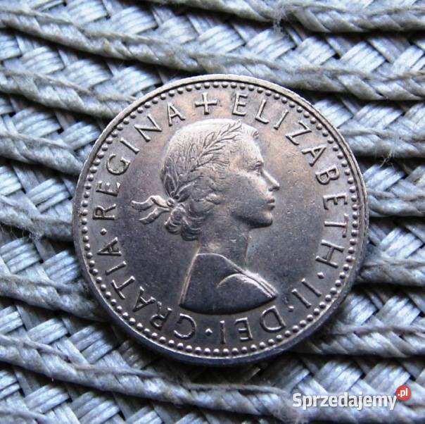 Wielka Brytania 6 Pensów 1965r Kalisz