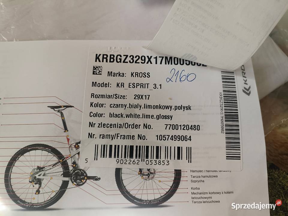 Rower górski Kross Esprit 31 śląskie Wilkowice