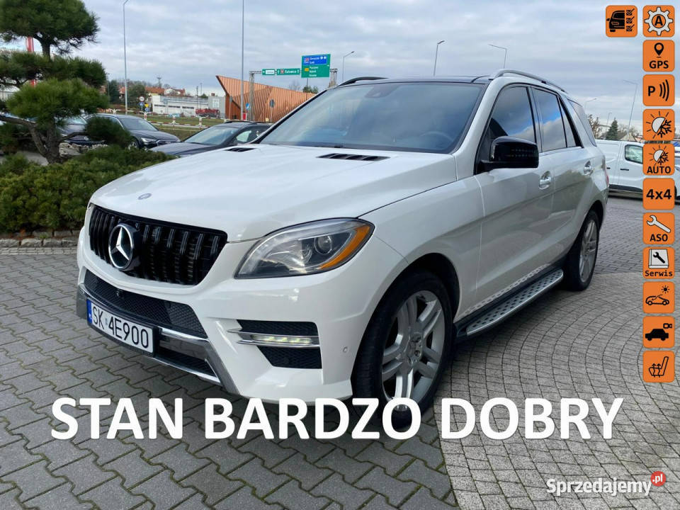Mercedes ML 350 4Matic panorama podgrz fot kier nawigacja Żory