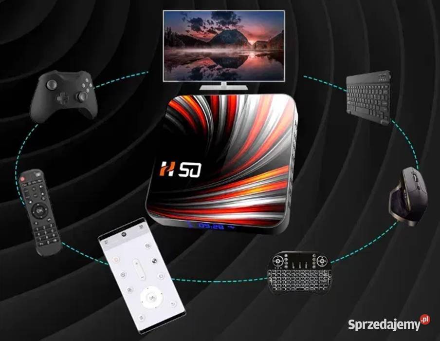 TV BOX 4GB32GB Android 10 2xUSB Slot SD HDMI 4K Pozostałe śląskie