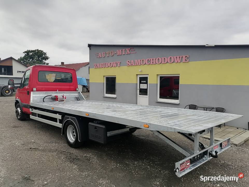 Iveco autolaweta pomoc drogowa platforma lubelskie Strachosław