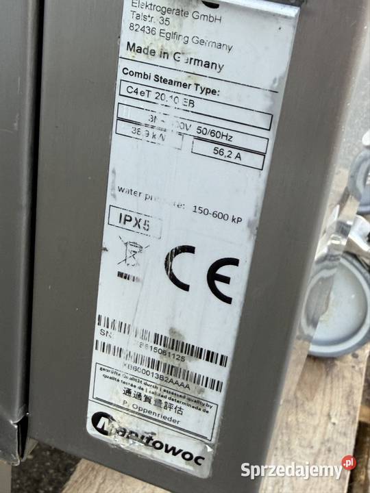 Piec konwekcyjno parowy Convotherm 2010 EB C4 Warszawa sprzedam