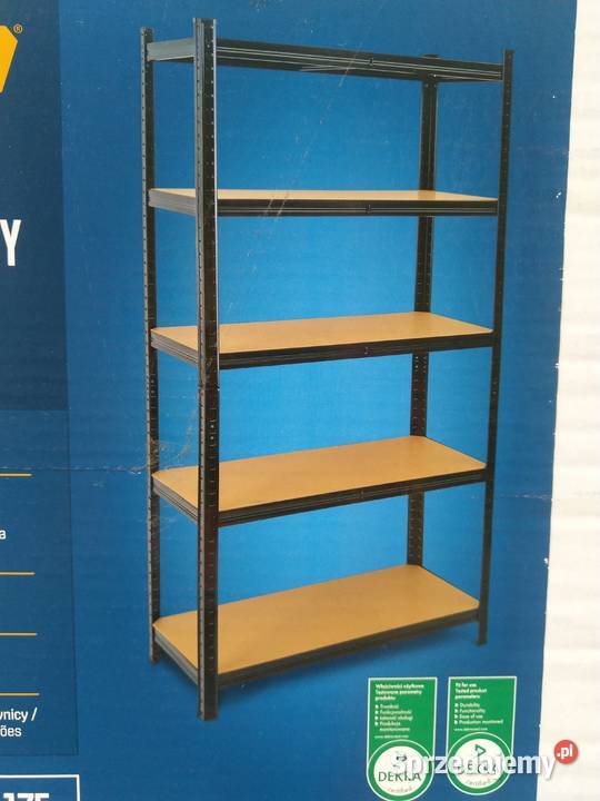 NAJTANIEJ Regał Warsztatowy Półki Na Stelażu Zabrze