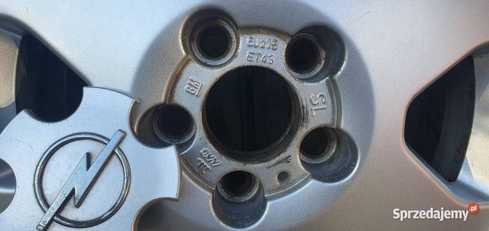 4x 15 5x110 ET 43 6JX15H2 Alufelgi opony lato Opel OE Samochodowe Pobiedziska