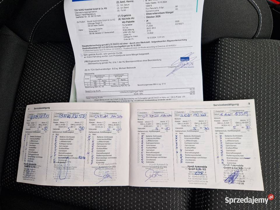 Opel Astra J 17 CDTI 2012r Jeden Właściciel Nadma