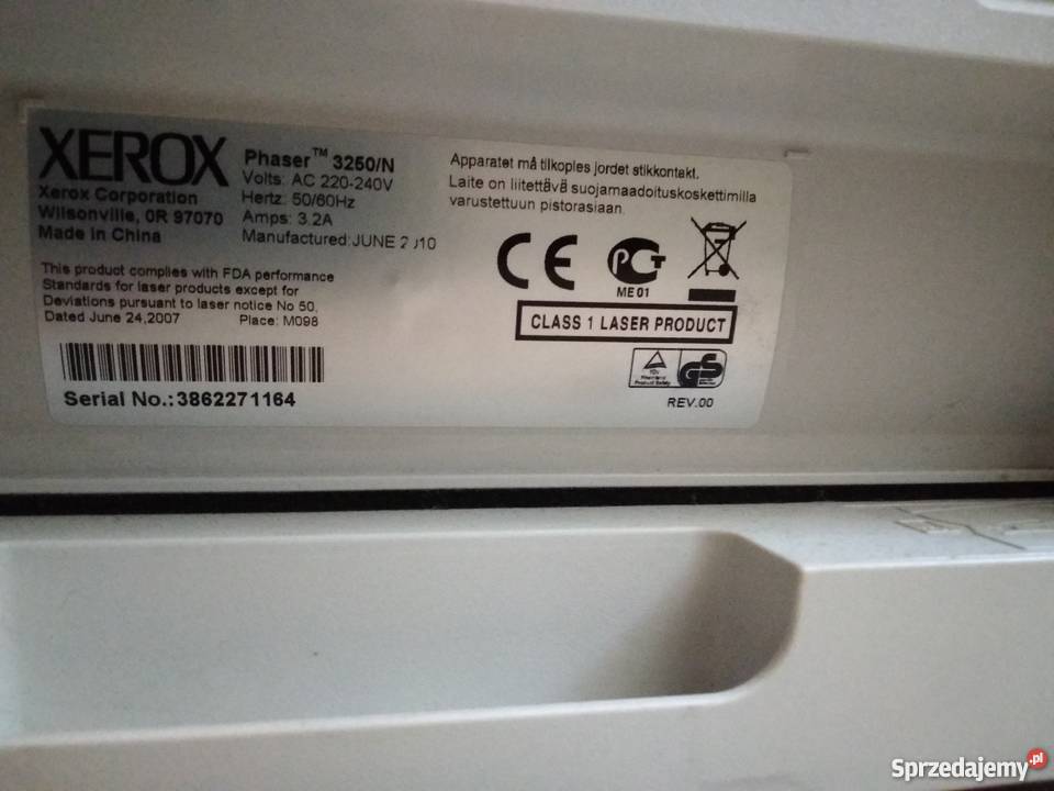 drukarka xerox phaser 3250 N Poznań