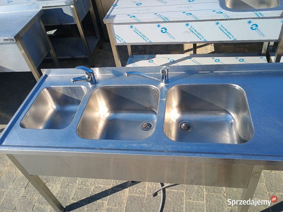 Zlew Gastronomiczny 3 komorowy Ascoblock 220x60 sprzedam