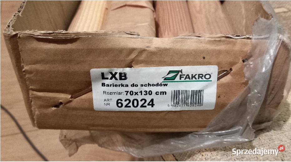 Barierka FAKRO LXB do schodów strychowych dolnośląskie Góra