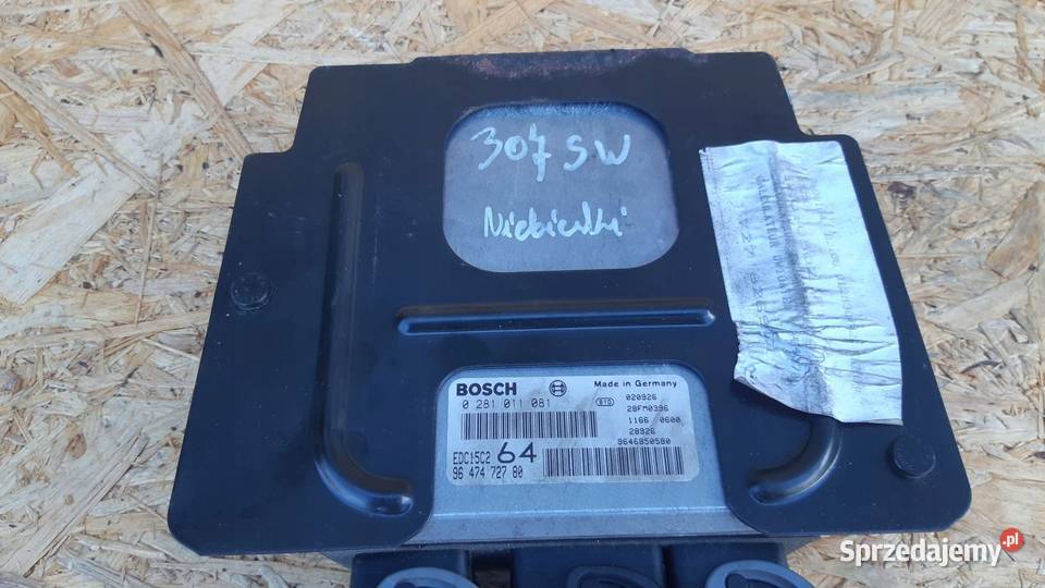 STEROWNIK SILNIKA PEUGEOT 307SW 20 HDI Czujniki i sterowniki Gliwice