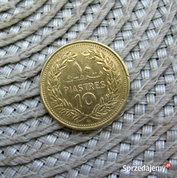 Liban 10 Piastrów 1972r Pozostałe Kalisz sprzedam