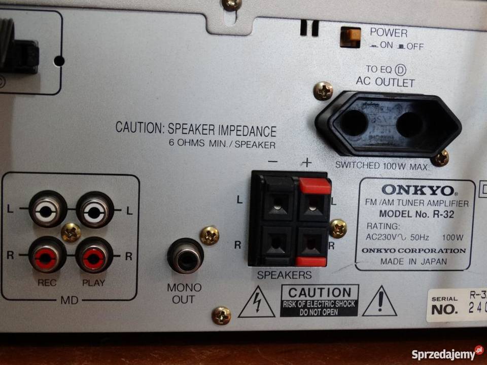 Amplituner Onkyo z korektorem pilot mocny Jasło sprzedam