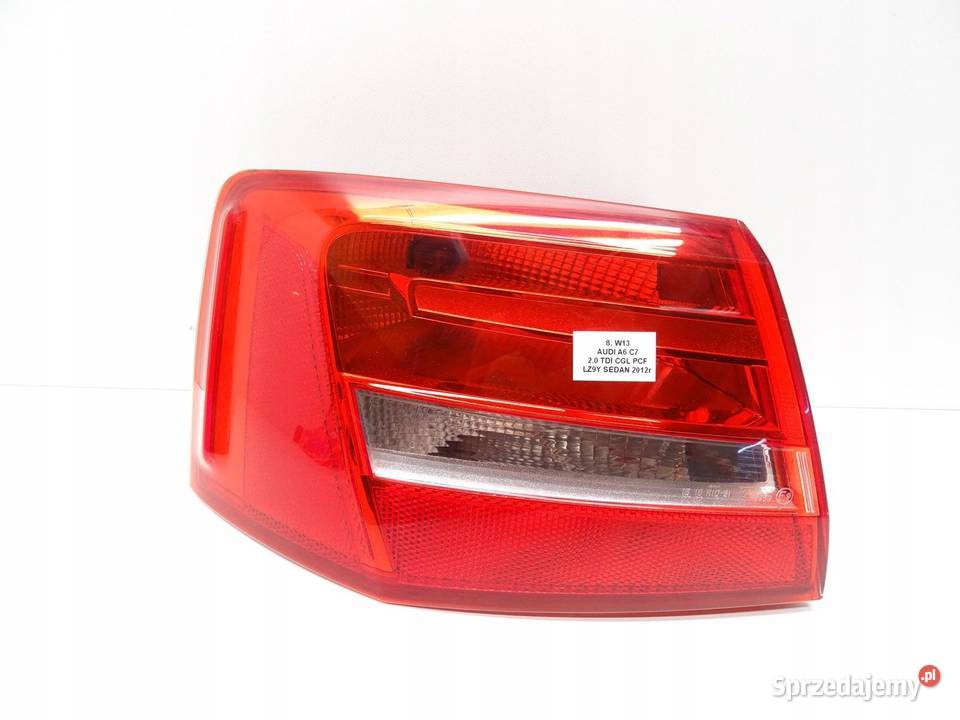 LAMPA LEWA LEWY TYŁ TYLNA W BŁOTNIK AUDI A6 C7