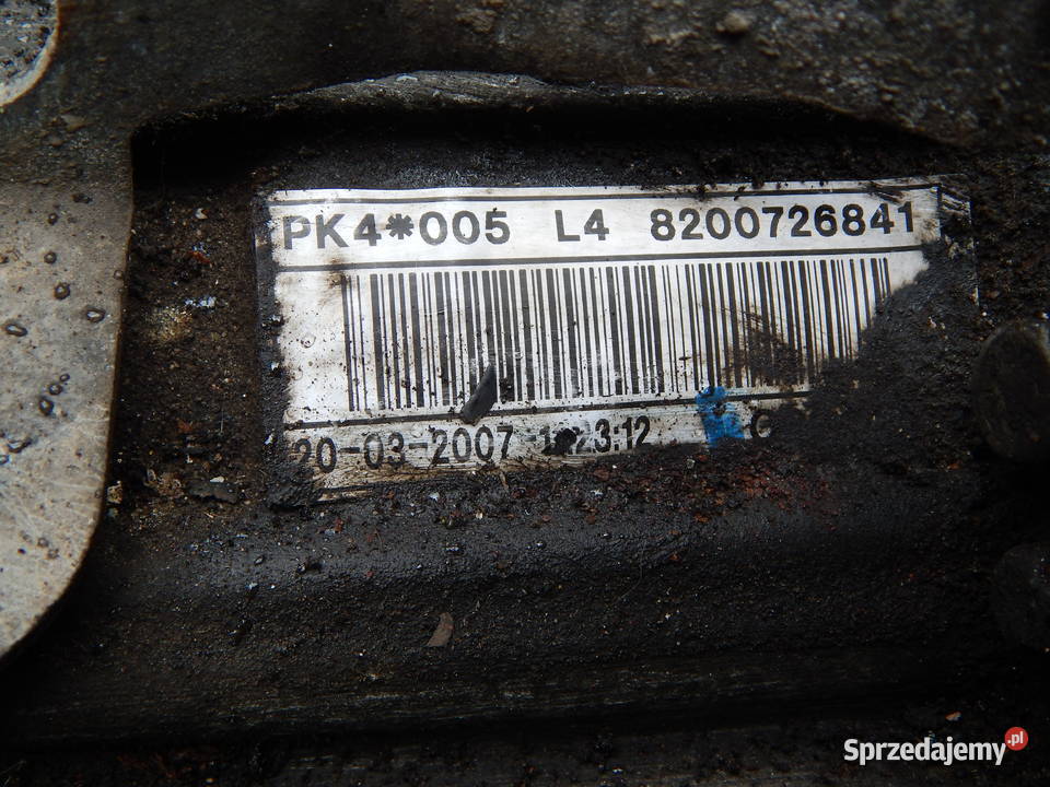 Skrzynia biegów PK4 005 20 Dci Renault Espace Skrzynie biegów manualne Warszawa