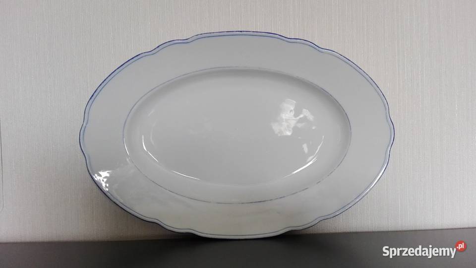 Półmisek duży ANTYK porcelana Bareuther Bavaria Warpechy Stare