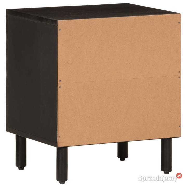 Szafka nocna czarna 40x33x46 lite drewno mango Warszawa