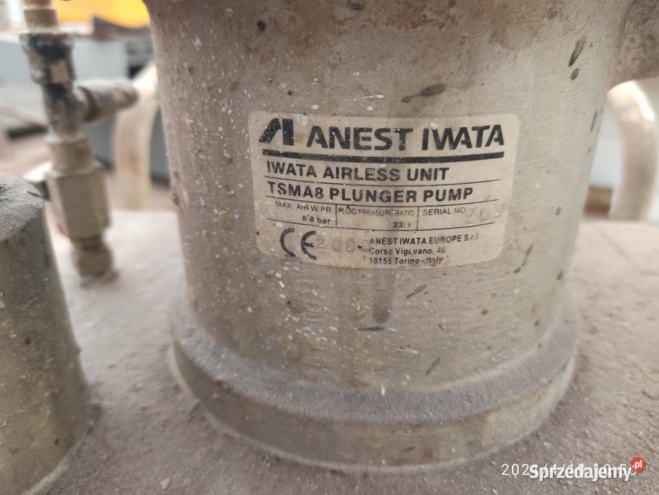 agregat malarski iwata anest typ tsma 8 lignum Produkcja Kłodawa