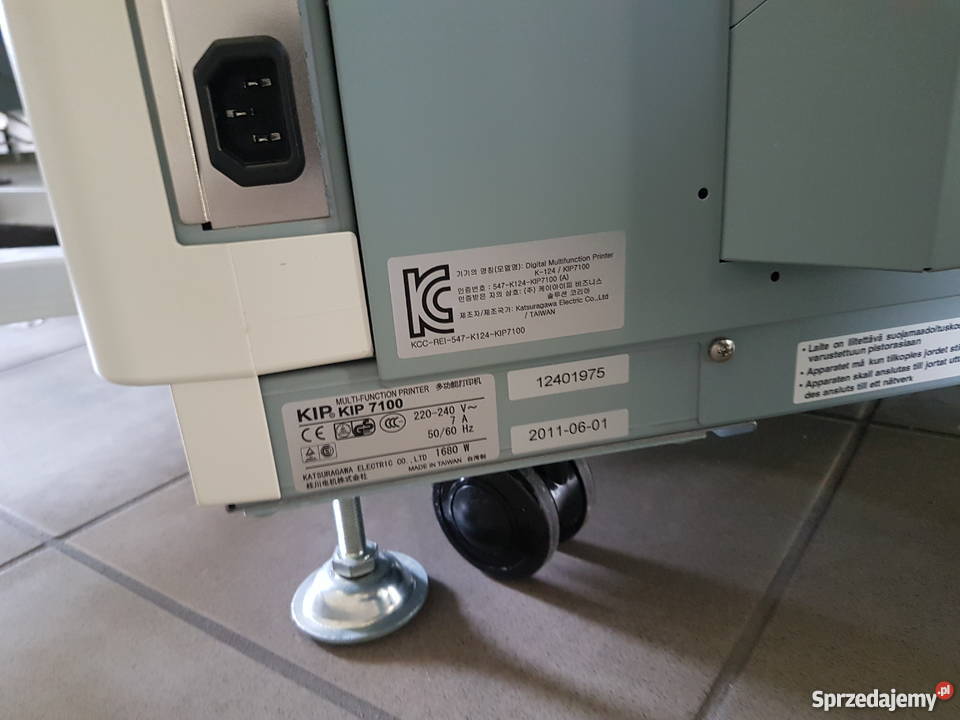 Skaner ksero A0 KIP 7100 pomorskie Pruszcz Gdański