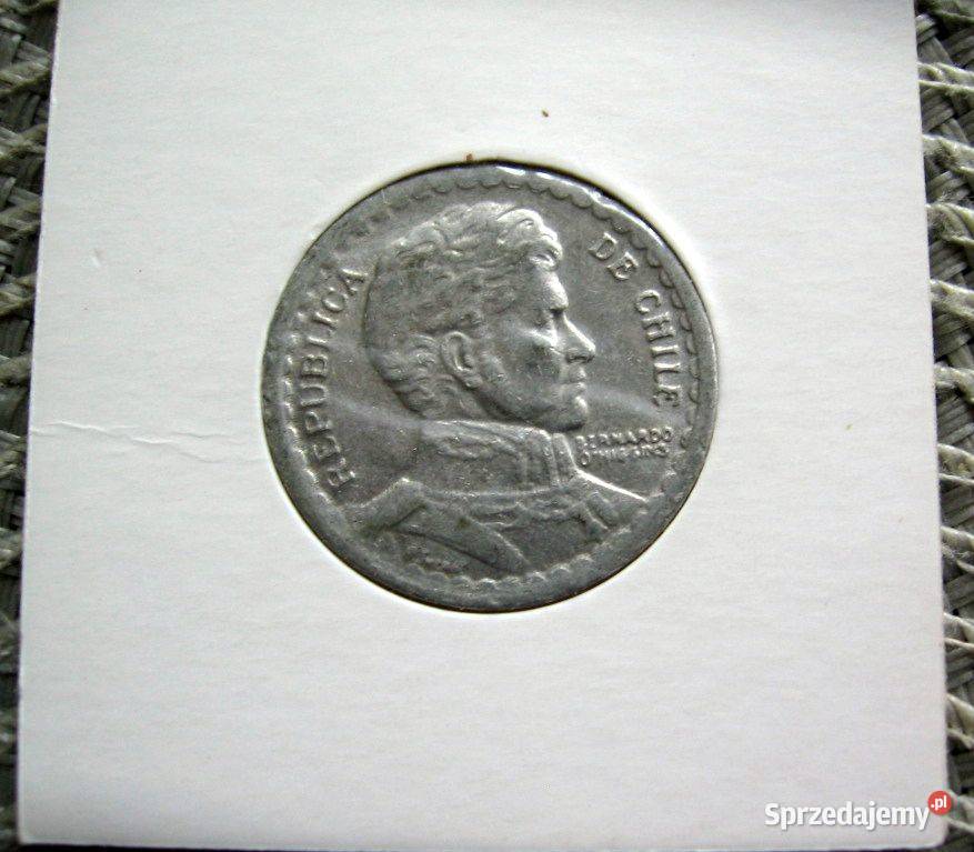 Chile 1 Peso 1954r W Holderze wielkopolskie